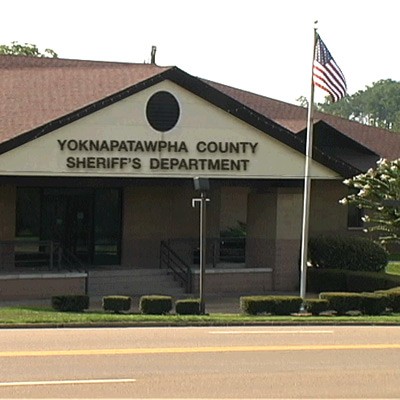 Exterior of the Yoknapatawpha County Sheriff's Department building
